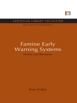 cover image of Famine Early Warning Systems